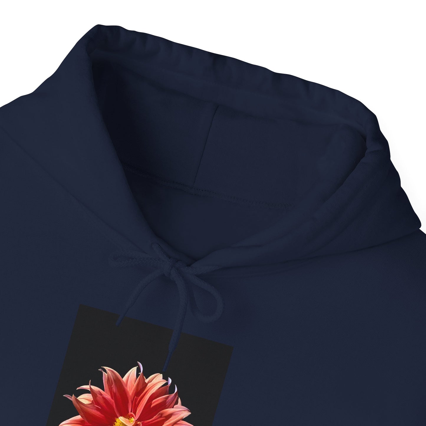 Unisex Heavy Blend™  Dahlia Flower Hooded Sweatshirt