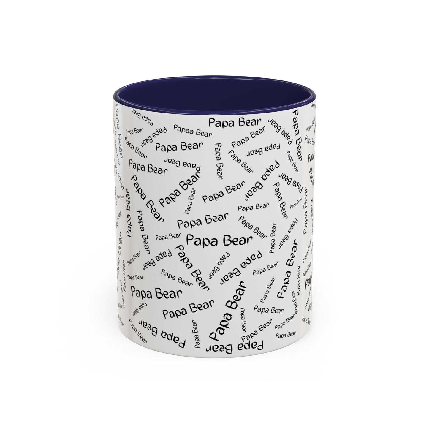 11oz/15oz Papa Bear Word Scramble Coffee Mug