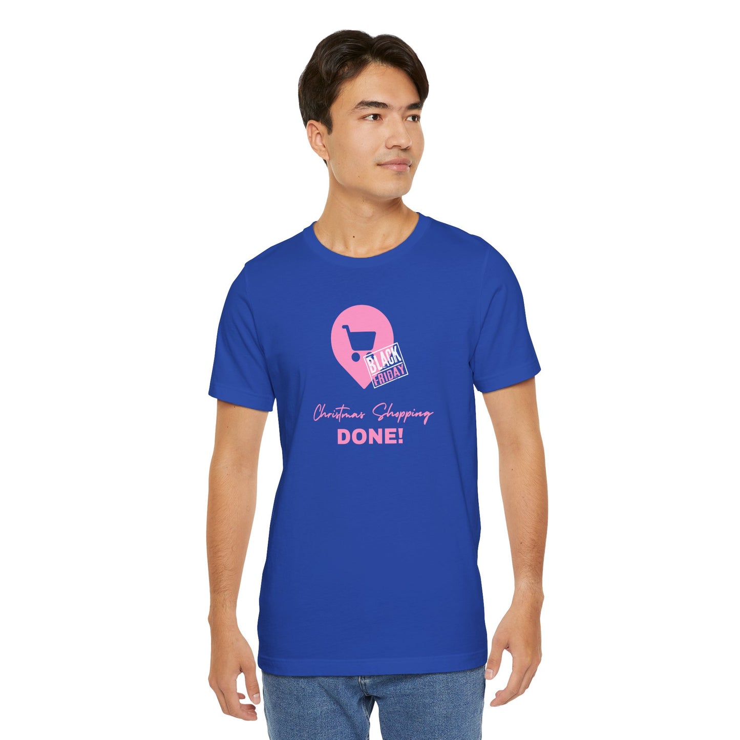 Unisex Jersey Short Sleeve Black Friday Christmas Shopping T-Shirt