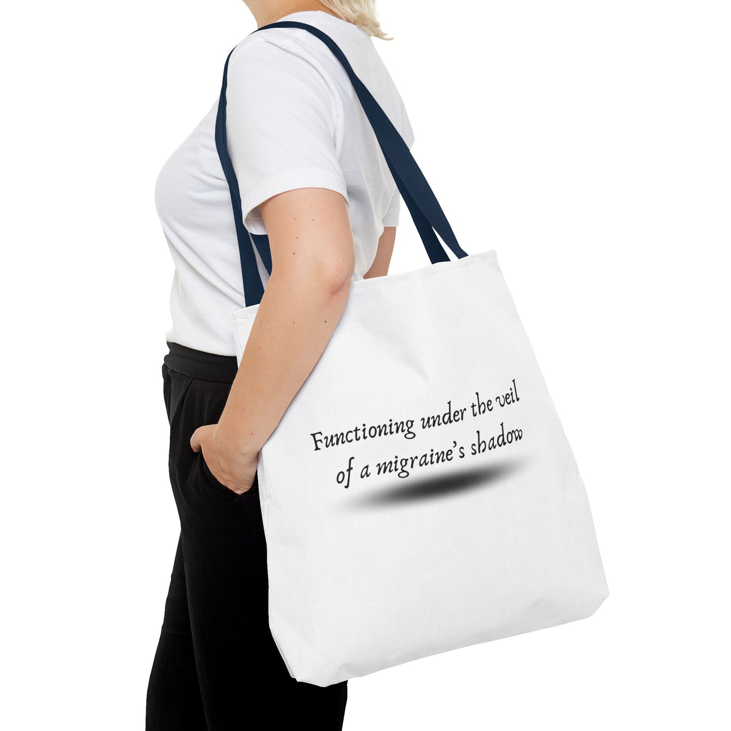 Unisex Migraine Day Invisible Illness Warrior Tote Bag