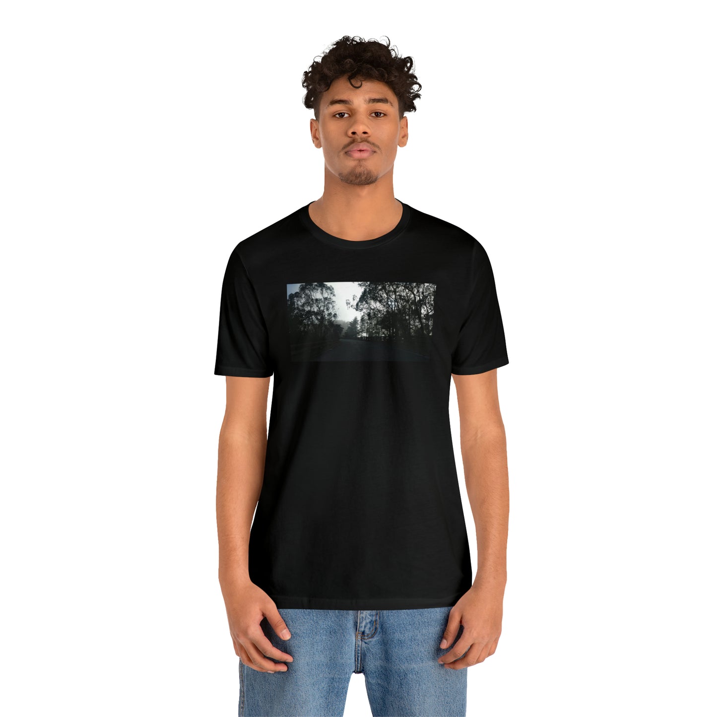 Unisex Travel T-Shirt, Scenic Ride I-280 On-ramp SF