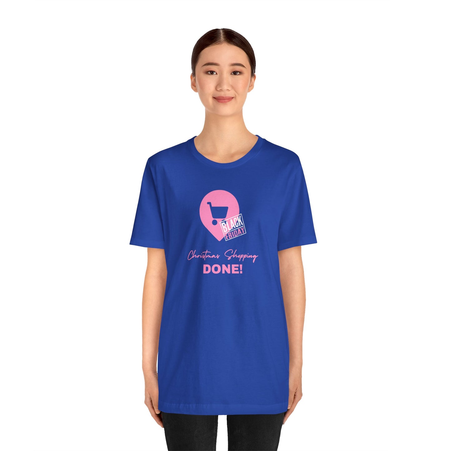Unisex Jersey Short Sleeve Black Friday Christmas Shopping T-Shirt