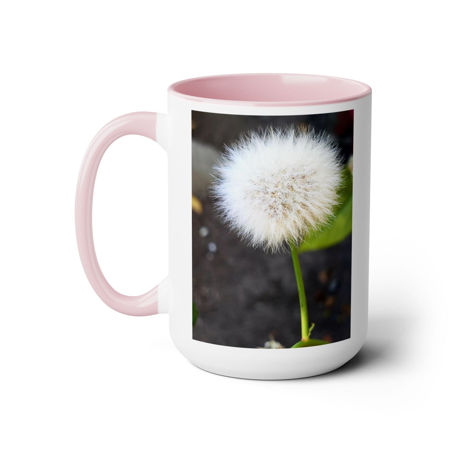 15oz Garden Themed Dandelion Flower Coffee Mug