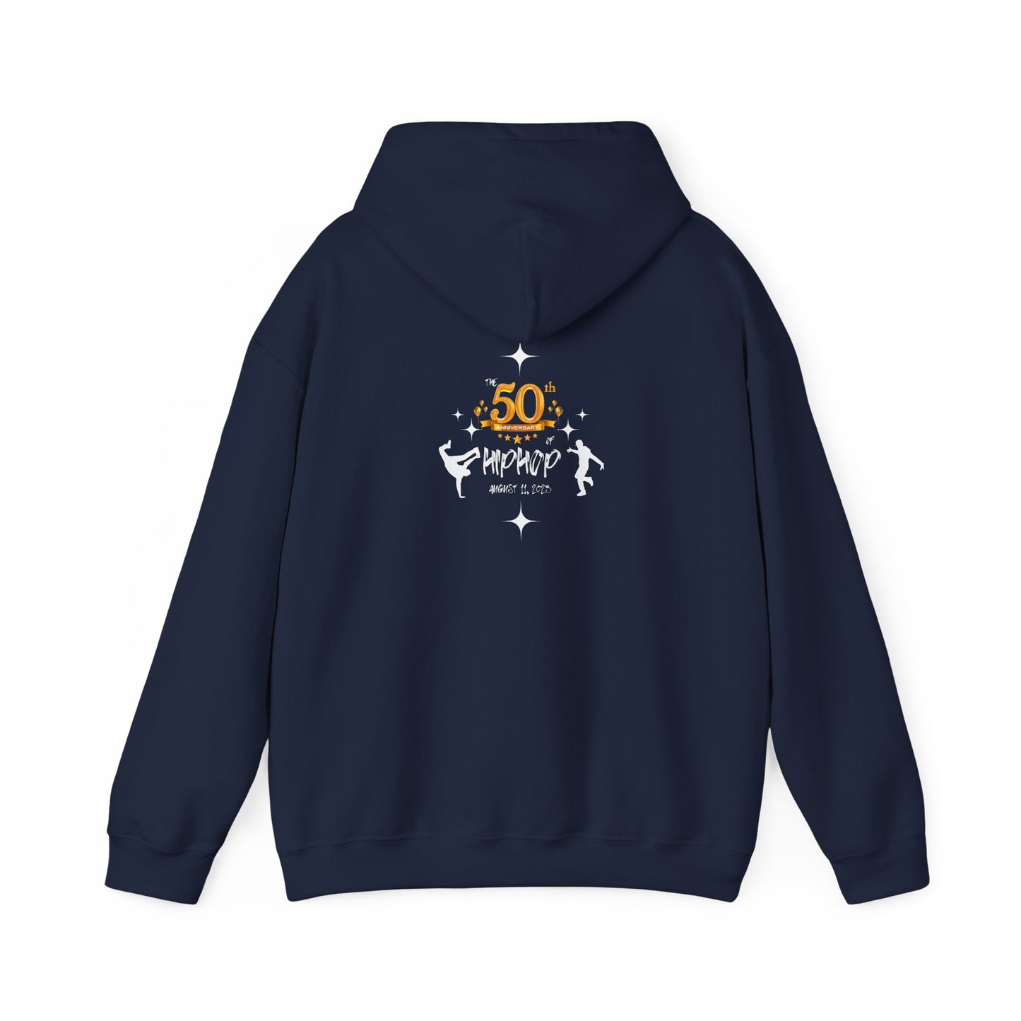 Unisex Heavy Blend™ 50th Anniversary of HipHop August 11, 2023 Commemorate 50 Years Hooded Sweatshirt