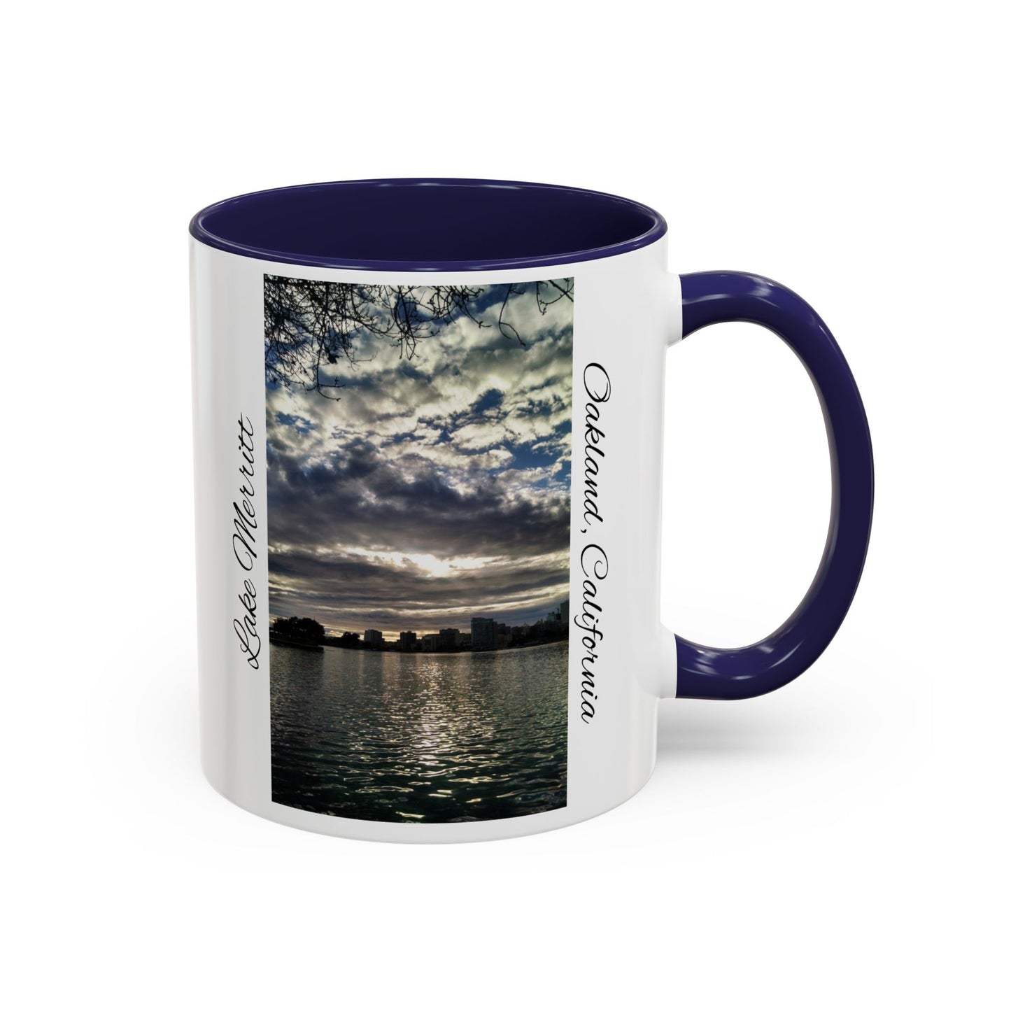 11oz/15oz Two Tone Lake Merritt, Oakland California San Francisco Bay Area Keepsake Coffee Mug