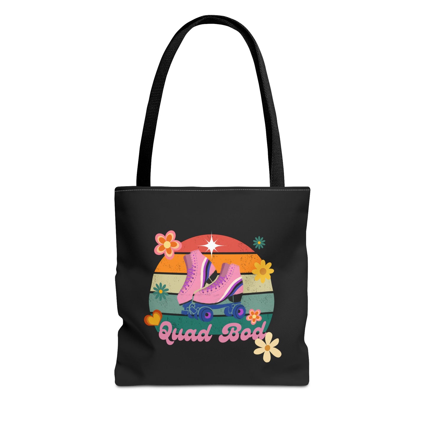 Unisex Retro Vibes Roller Skate Quad Bod Tote Bag