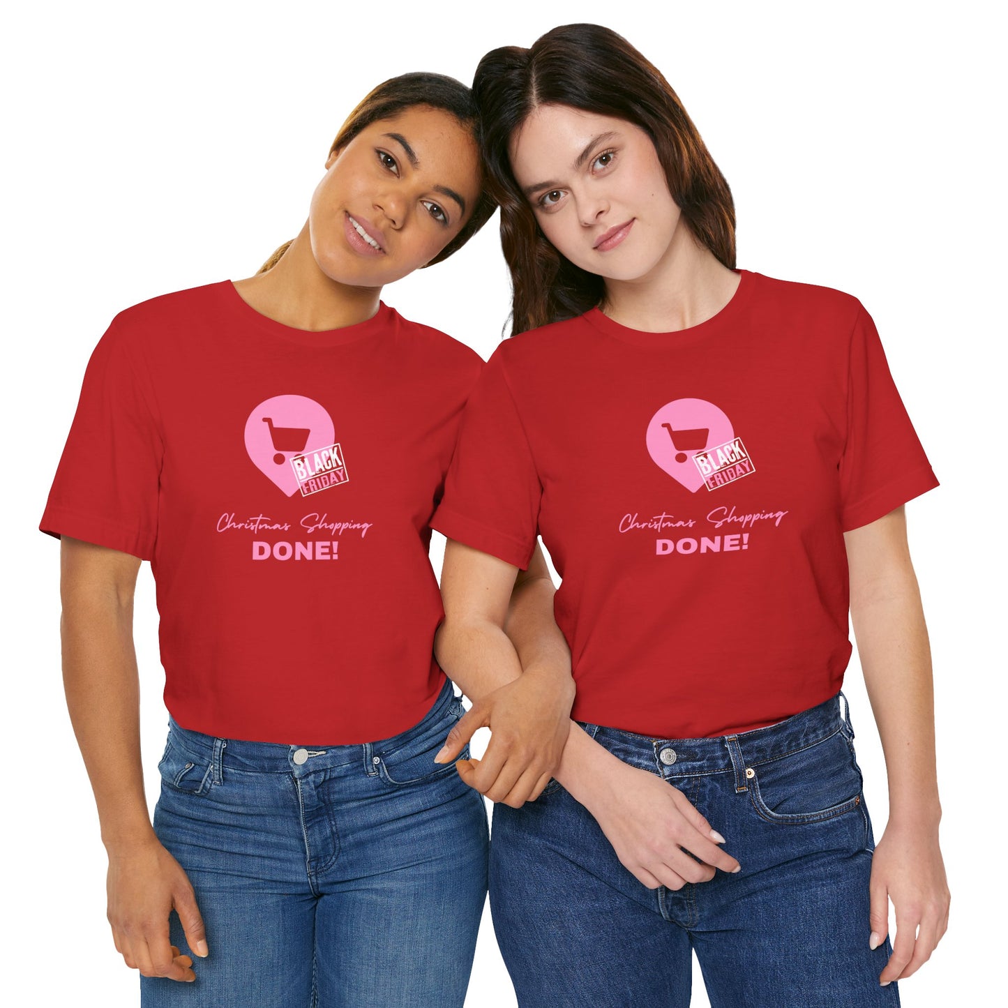 Unisex Jersey Short Sleeve Black Friday Christmas Shopping T-Shirt