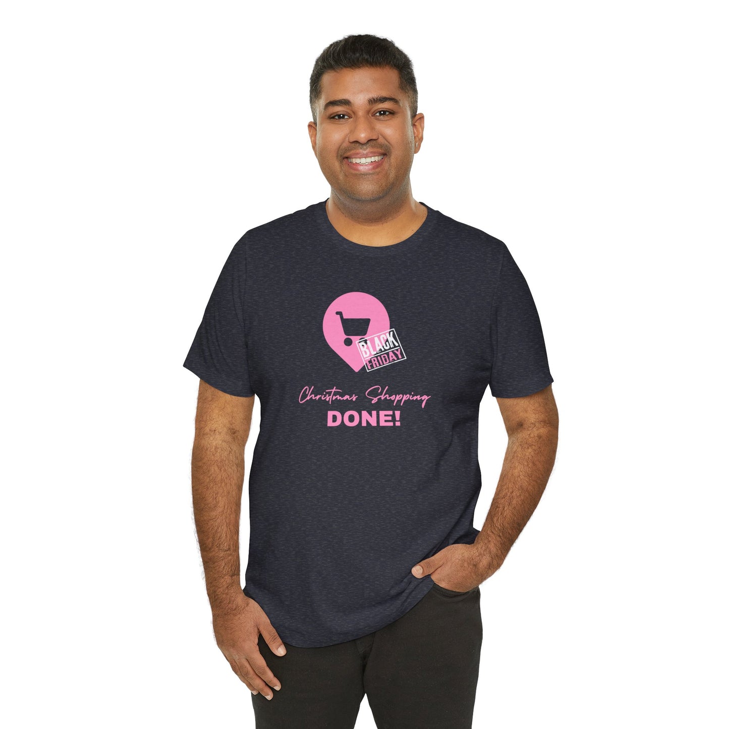 Unisex Jersey Short Sleeve Black Friday Christmas Shopping T-Shirt