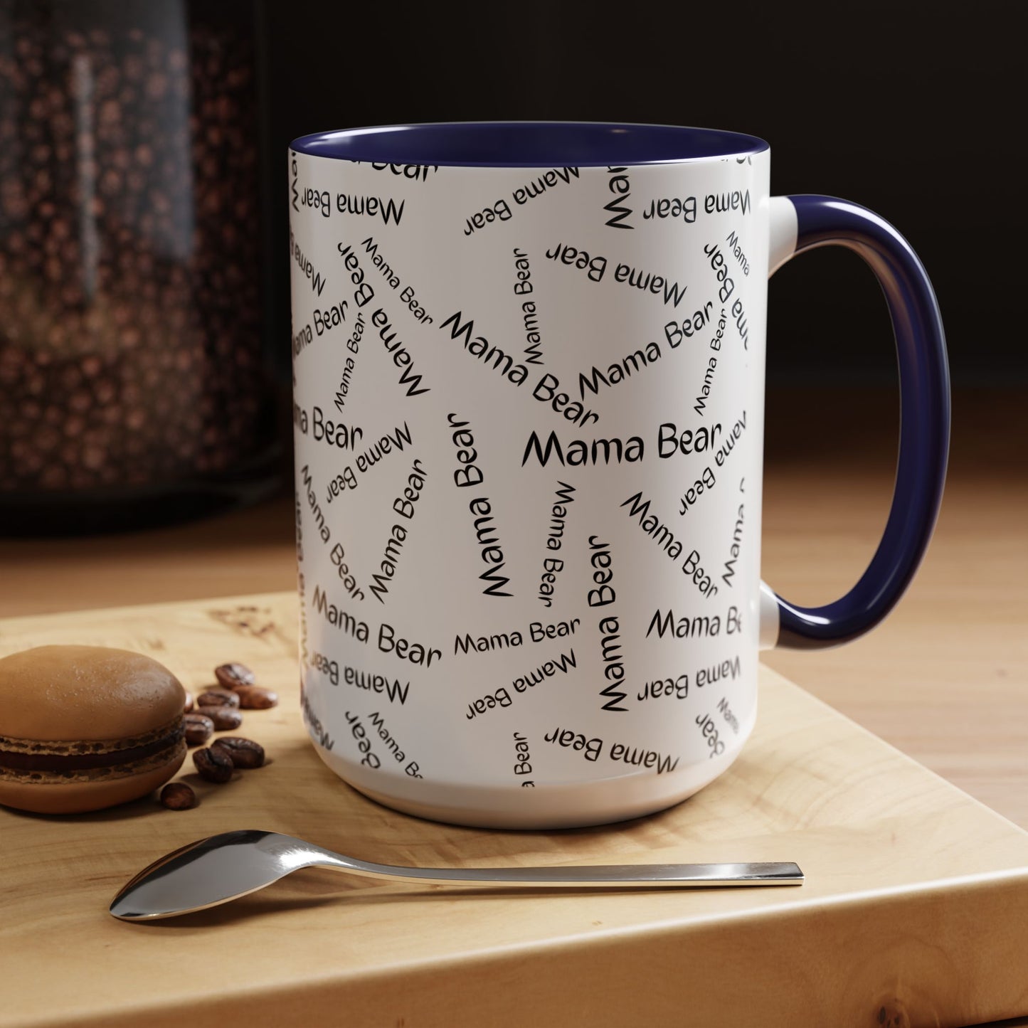 11oz /15oz Mama Bear Word Scramble Coffee Mug
