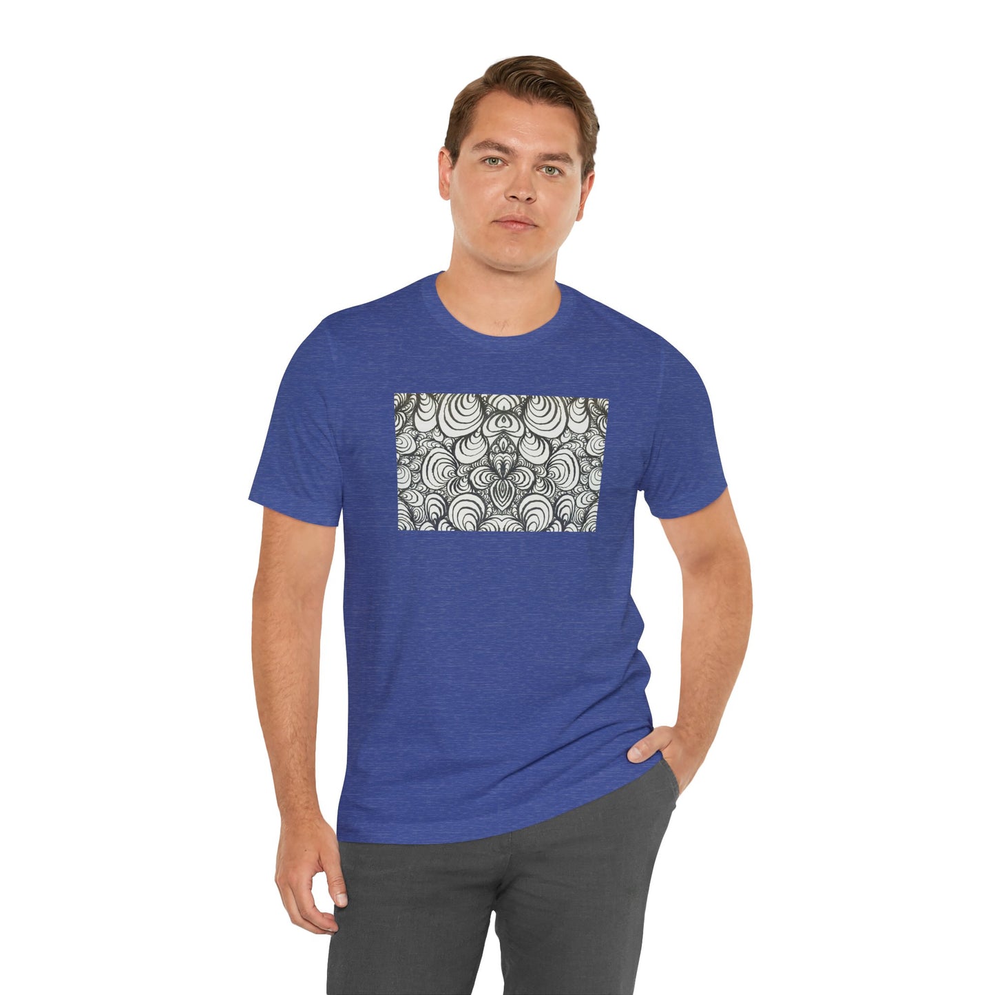 Unisex Original Line Art T-Shirt - Puzzle Panels 1