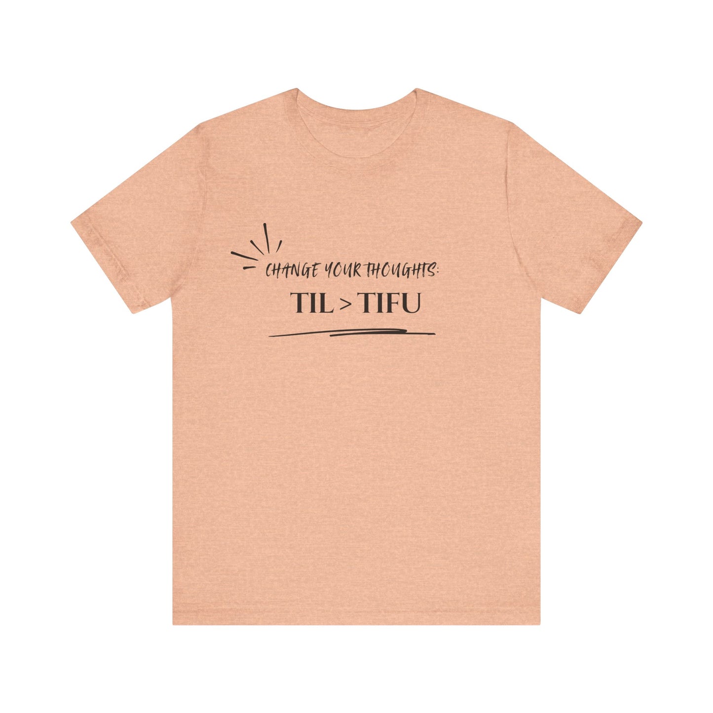 Unisex Self Love Positive Self Talk and Thoughts Mental Health Awareness and Positivity T-Shirt TIL>TIFU