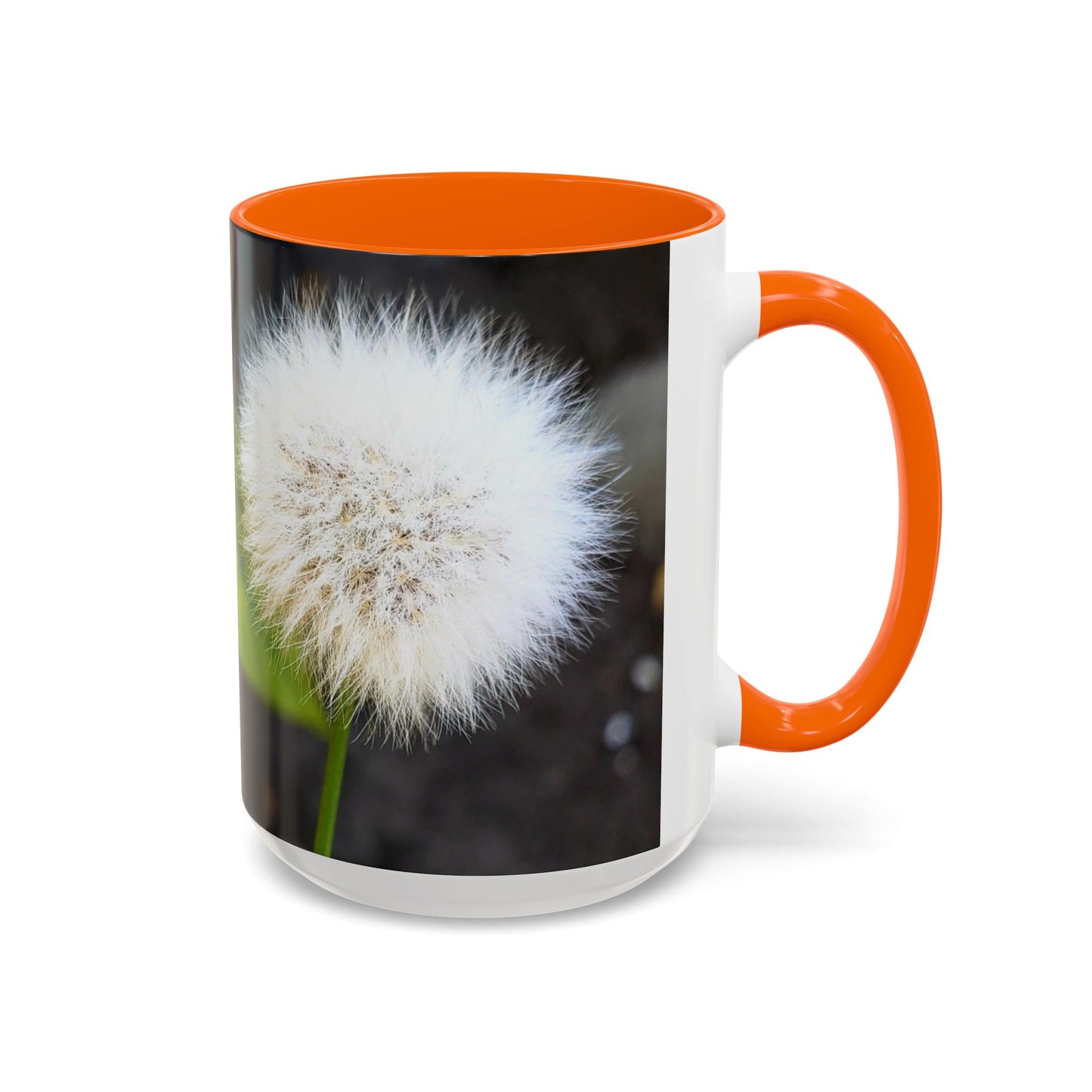 11oz/15oz Garden Themed Dandelion Flower Coffee Mug