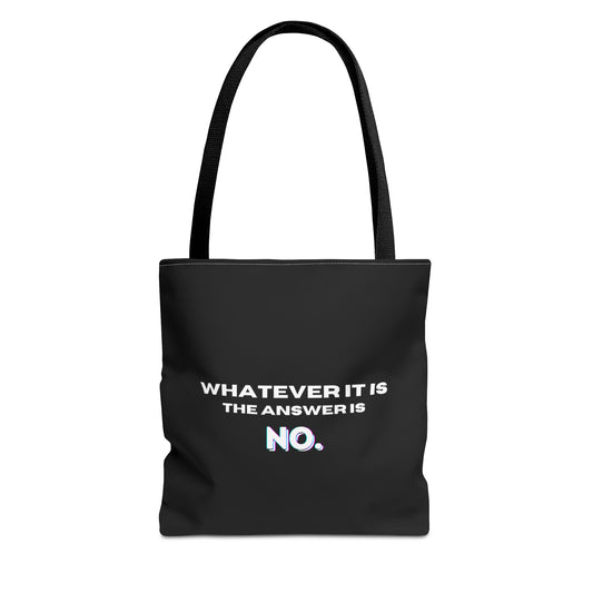 Unisex Self Love Positive Vibes Say NO Tote Bag Positive Mental Health Awareness Tote Bag