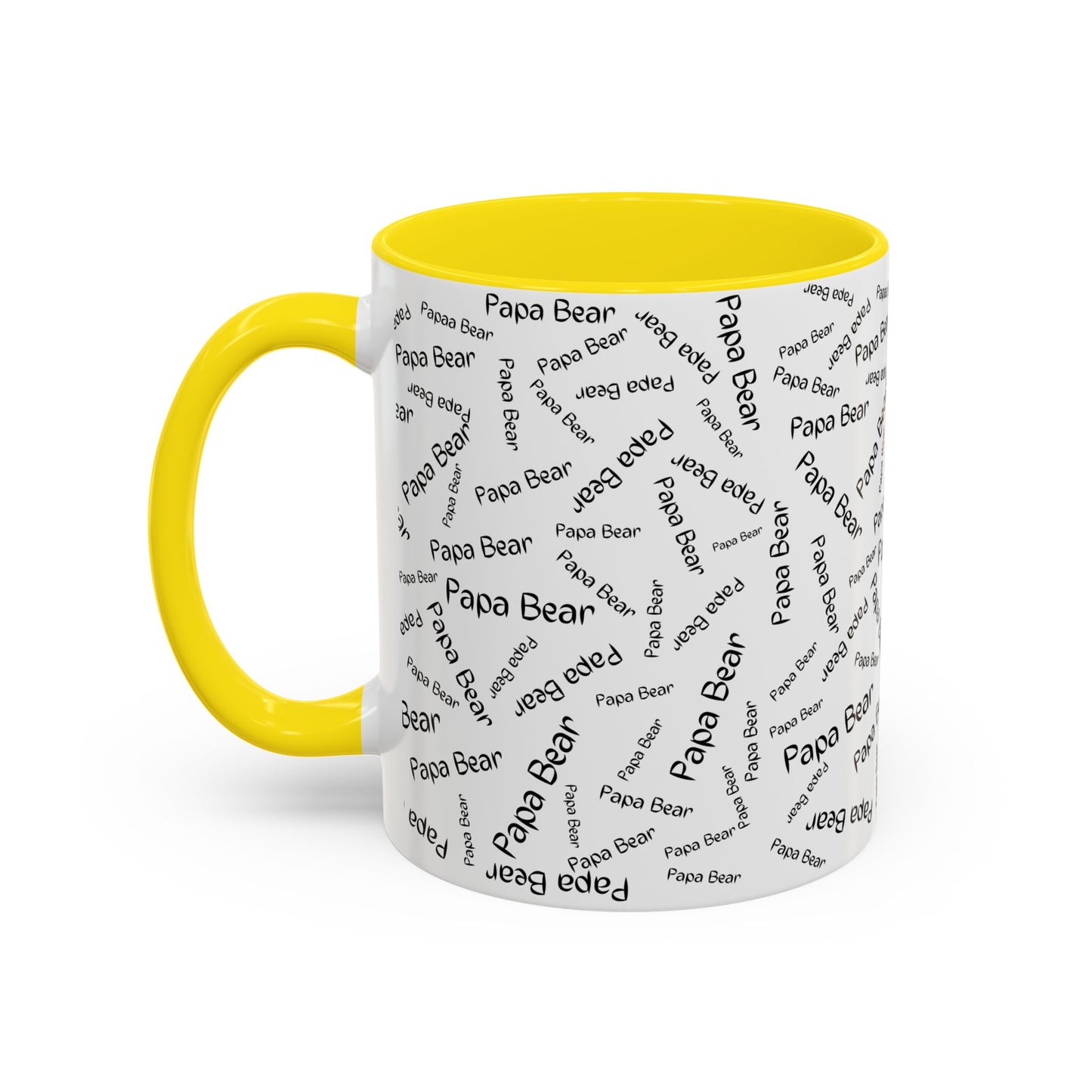 11oz/15oz Papa Bear Word Scramble Coffee Mug