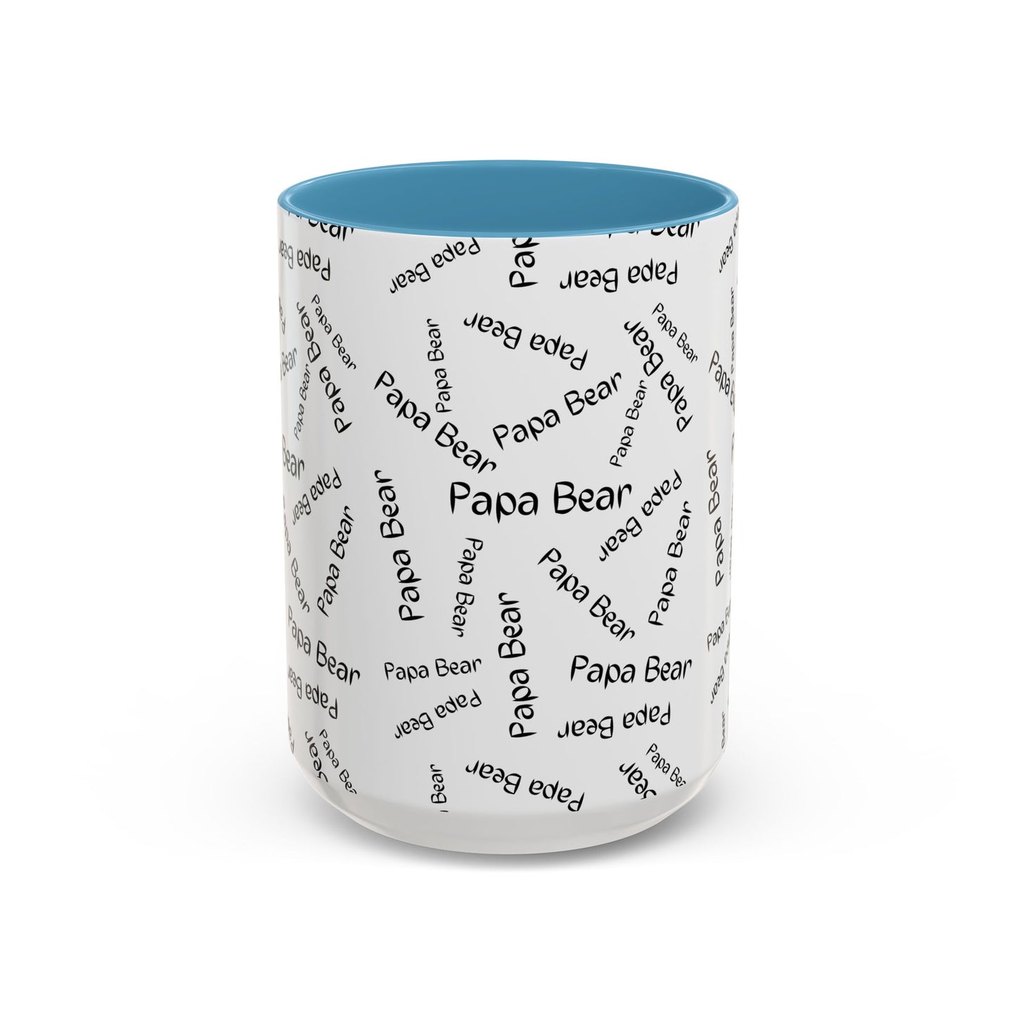 11oz/15oz Papa Bear Word Scramble Coffee Mug