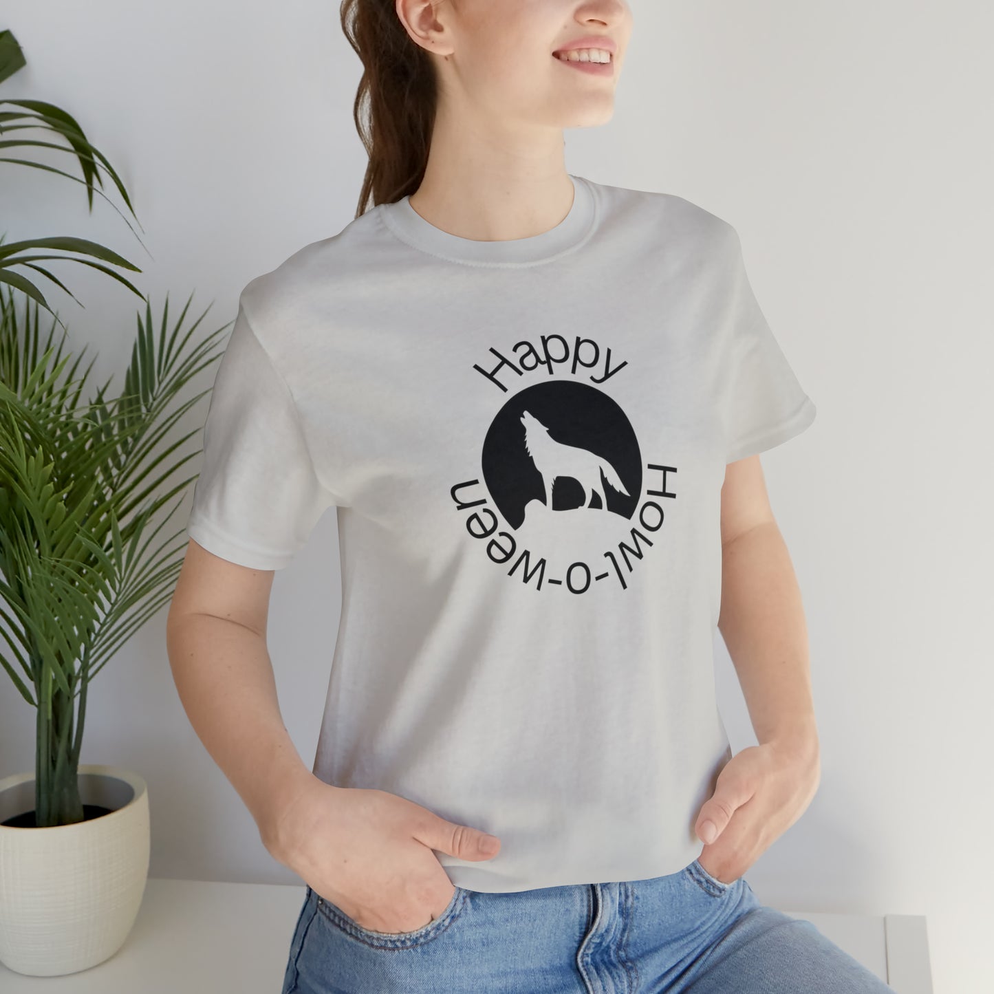 Unisex Howl-O-Ween Wolf T-Shirt