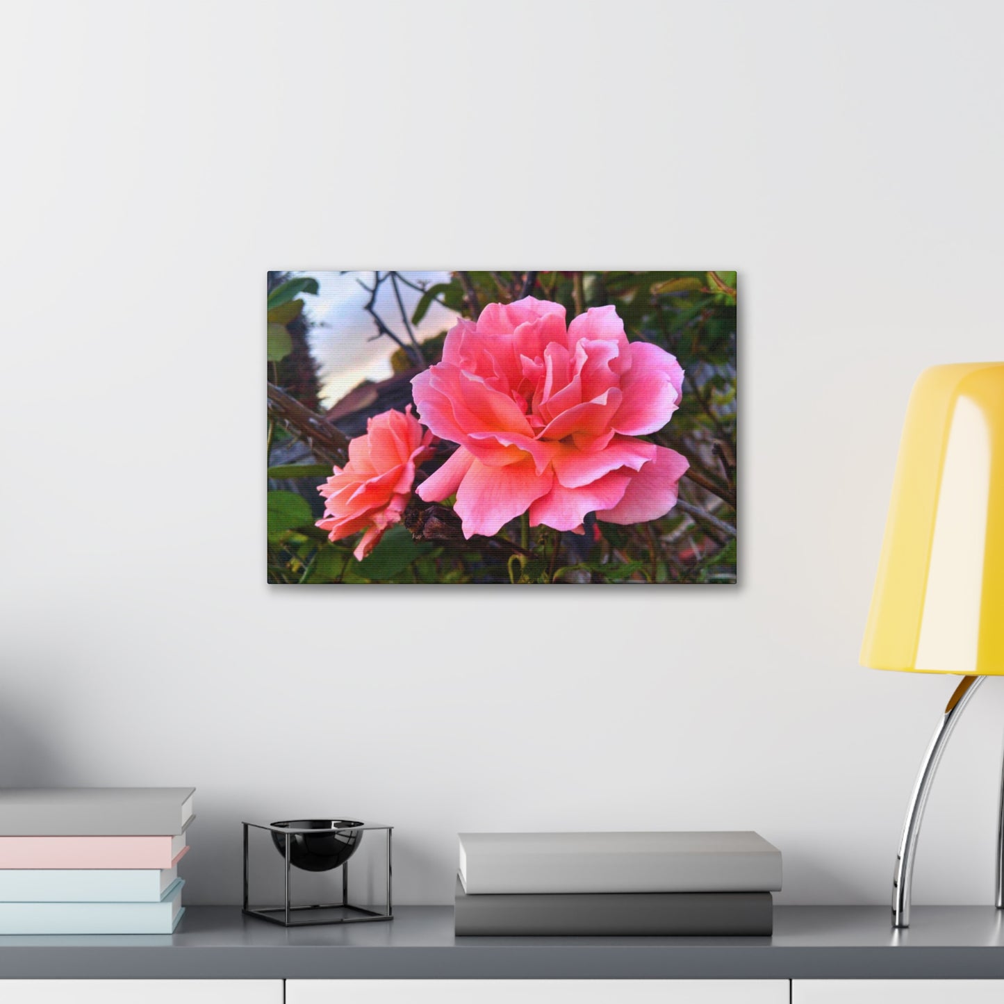 Canvas Gallery Wrap - Double Delight Rose