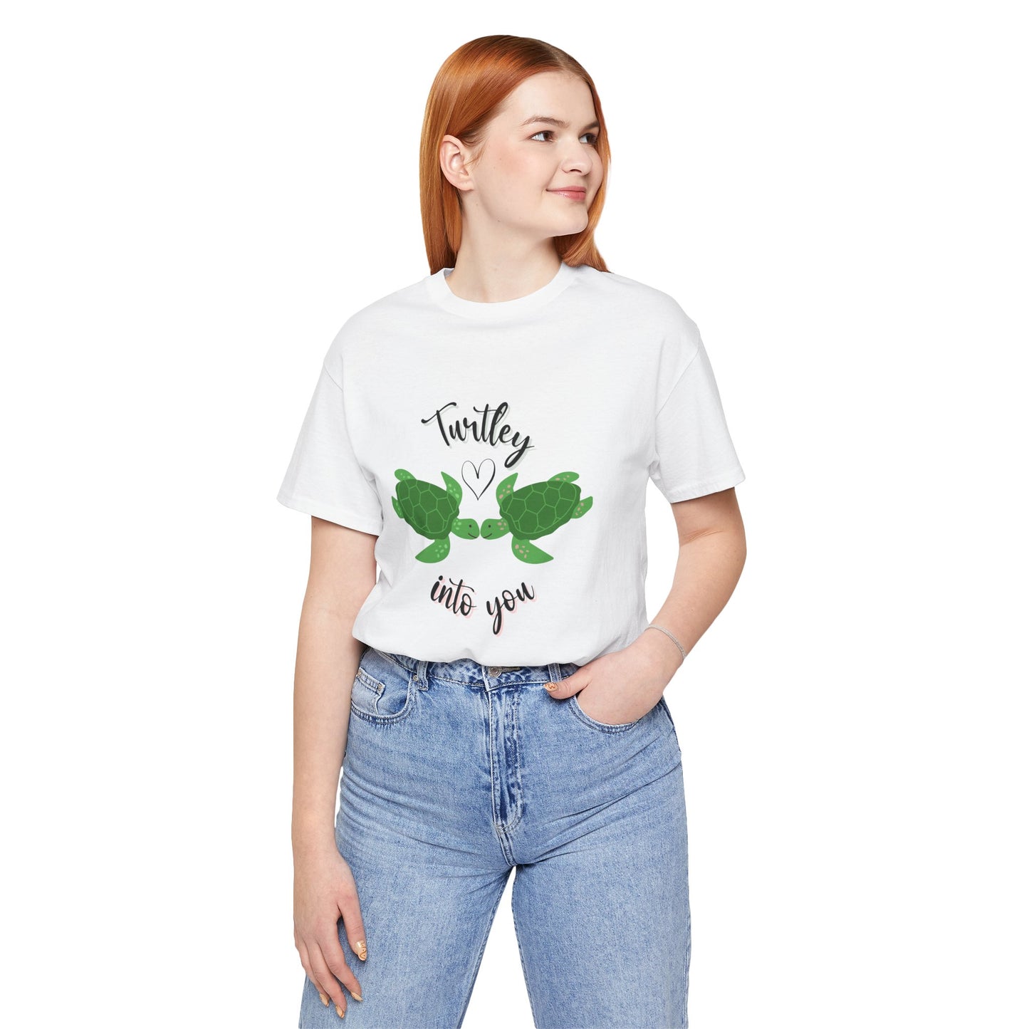 Unisex Cute Turtle Lover Turtley Into You T-Shirt
