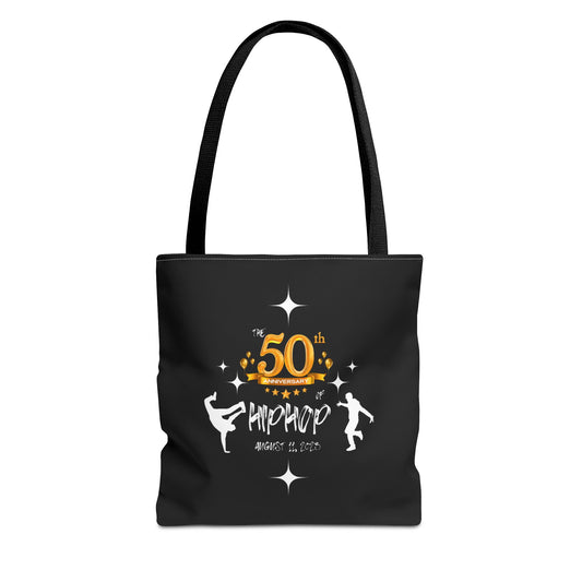 Unisex 50th Anniversary of HipHop August 11, 2023 Commemorative Tote Bag HipHop Anniversary Tote Music Fan Tote Bag Gift For DJ Music Lover